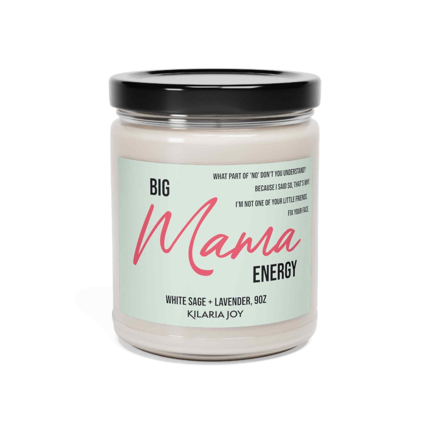 Big Mama Energy Scented Soy Candle, 9oz