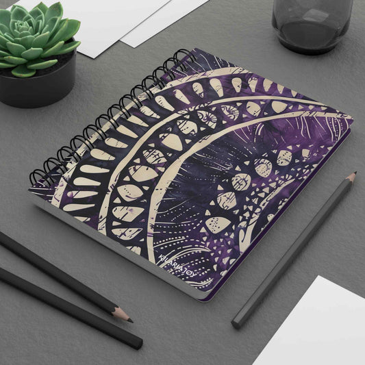 Amethyst in Batik Spiral Bound Journal