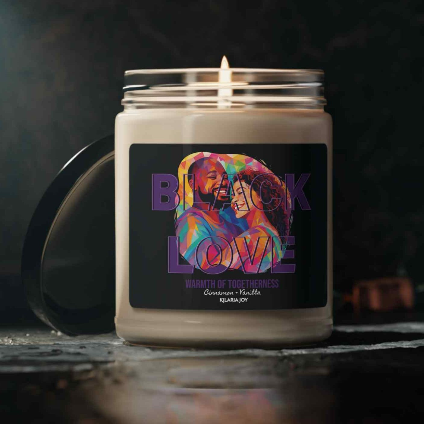 Lavender Laughter - All Shades of Love - Scented Soy Candle, 9oz