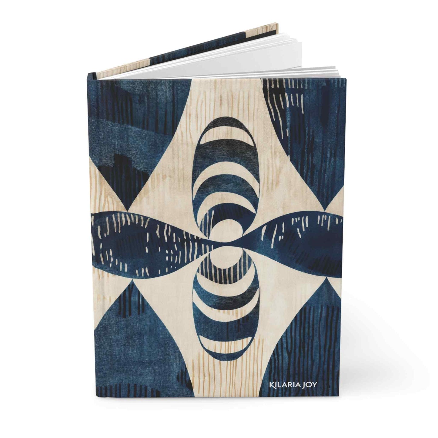 Africanized Blue Hardcover Journal