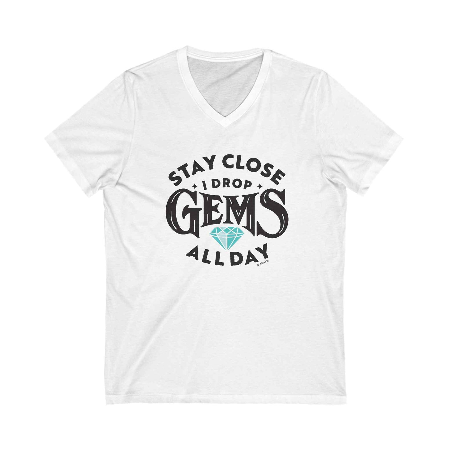 Dropping Gems Women's Premium V-neck T-shirt