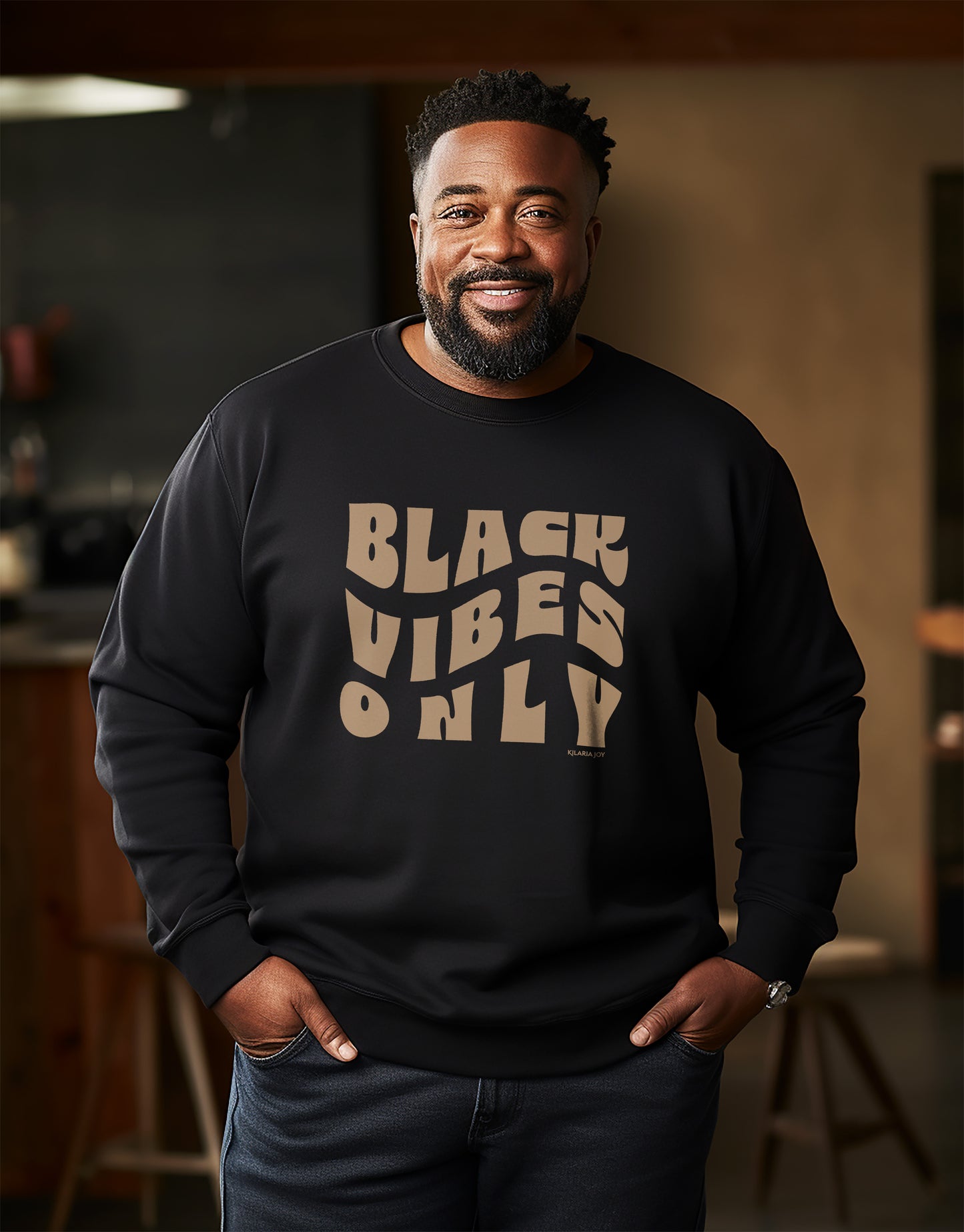 Black Vibes Only Men's Classic Fit Sweatshirt