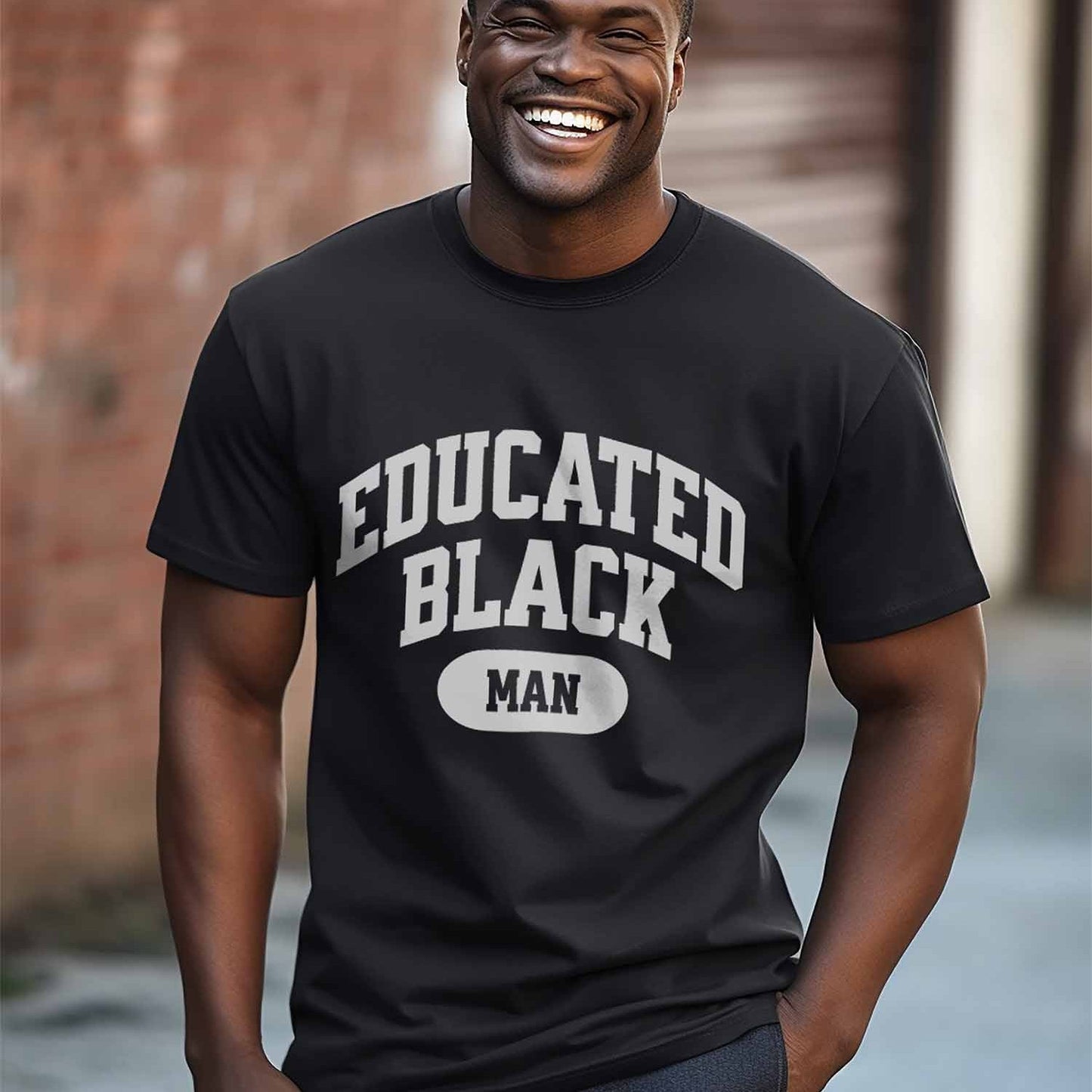 Educated Black Man Classic Modern Fit T-Shirt