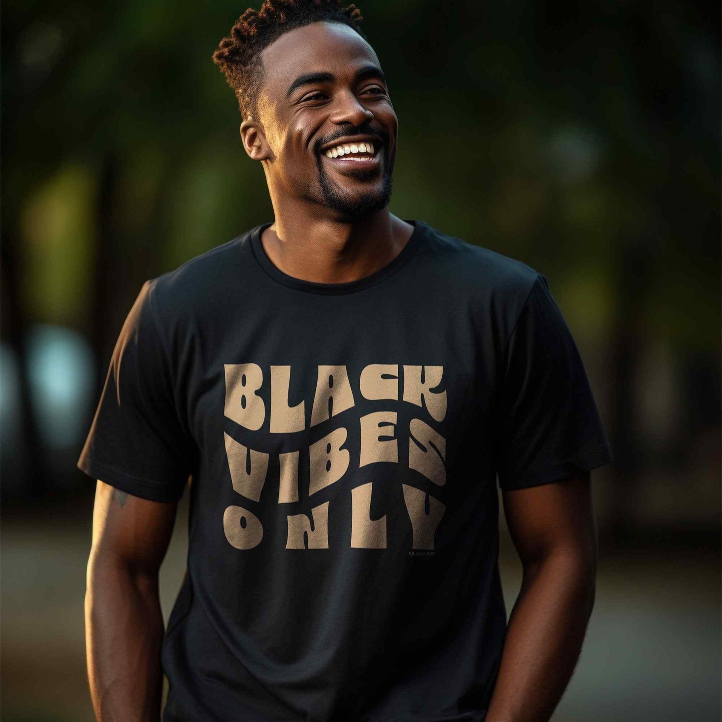 Black Vibes Only Men's Classic Modern Fit T-Shirt