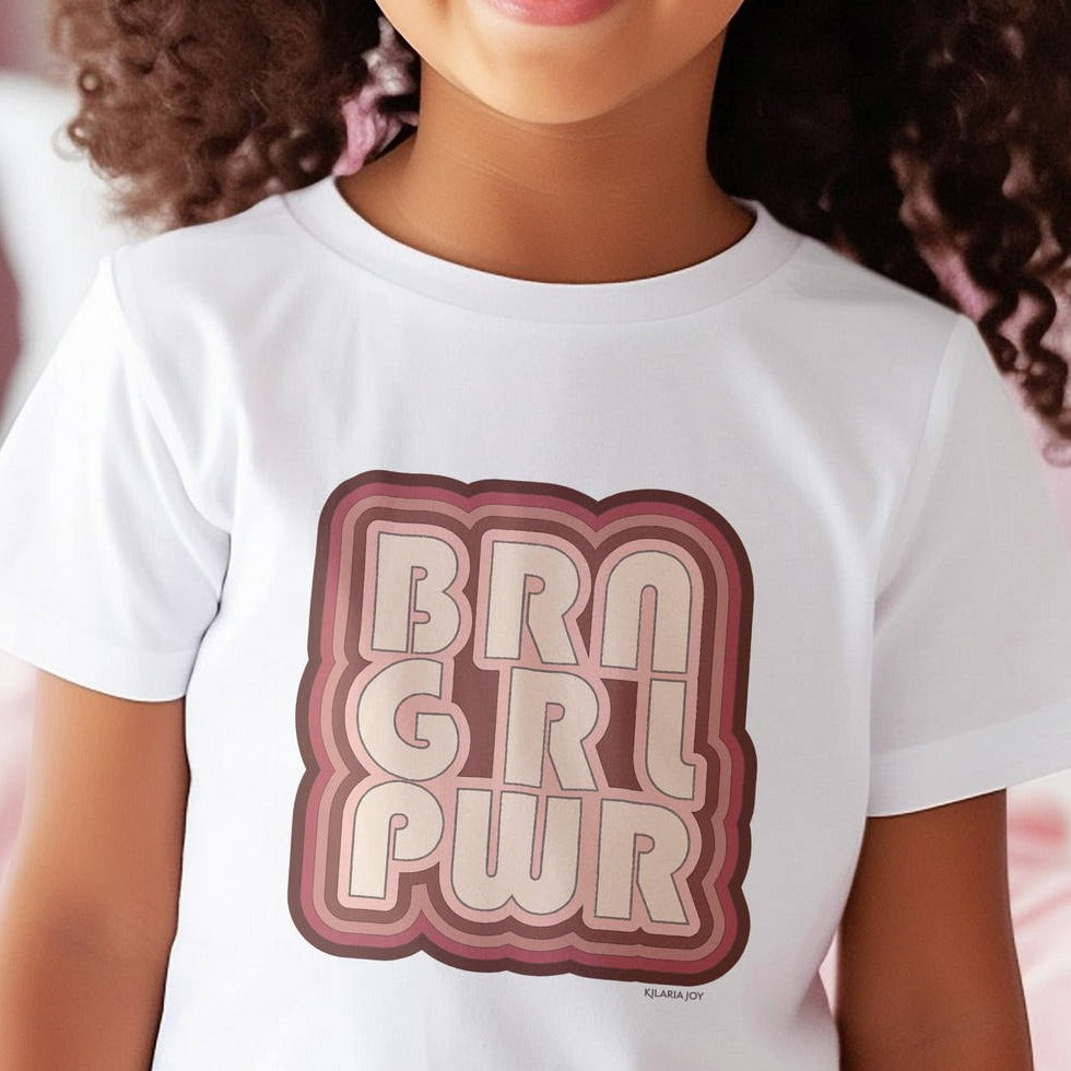BRN GRL PWR Youth Short Sleeve Tee