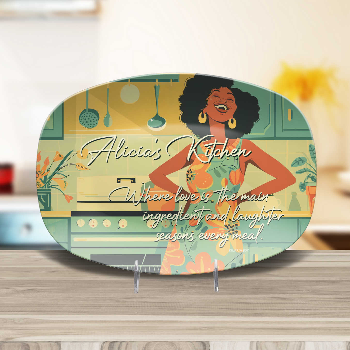 Seasoned With Love Personalized Large Serving Platter