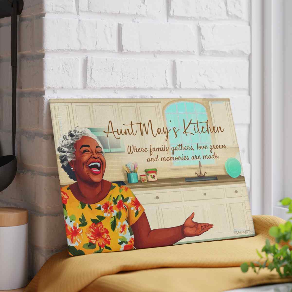 Love Grows Here Personalized Premium Glass Cutting Board