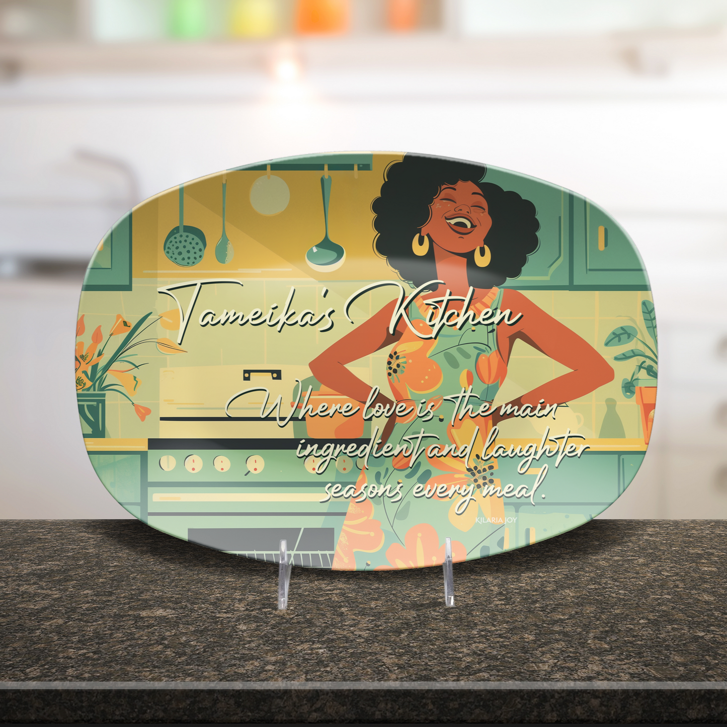 Seasoned With Love Personalized Large Serving Platter