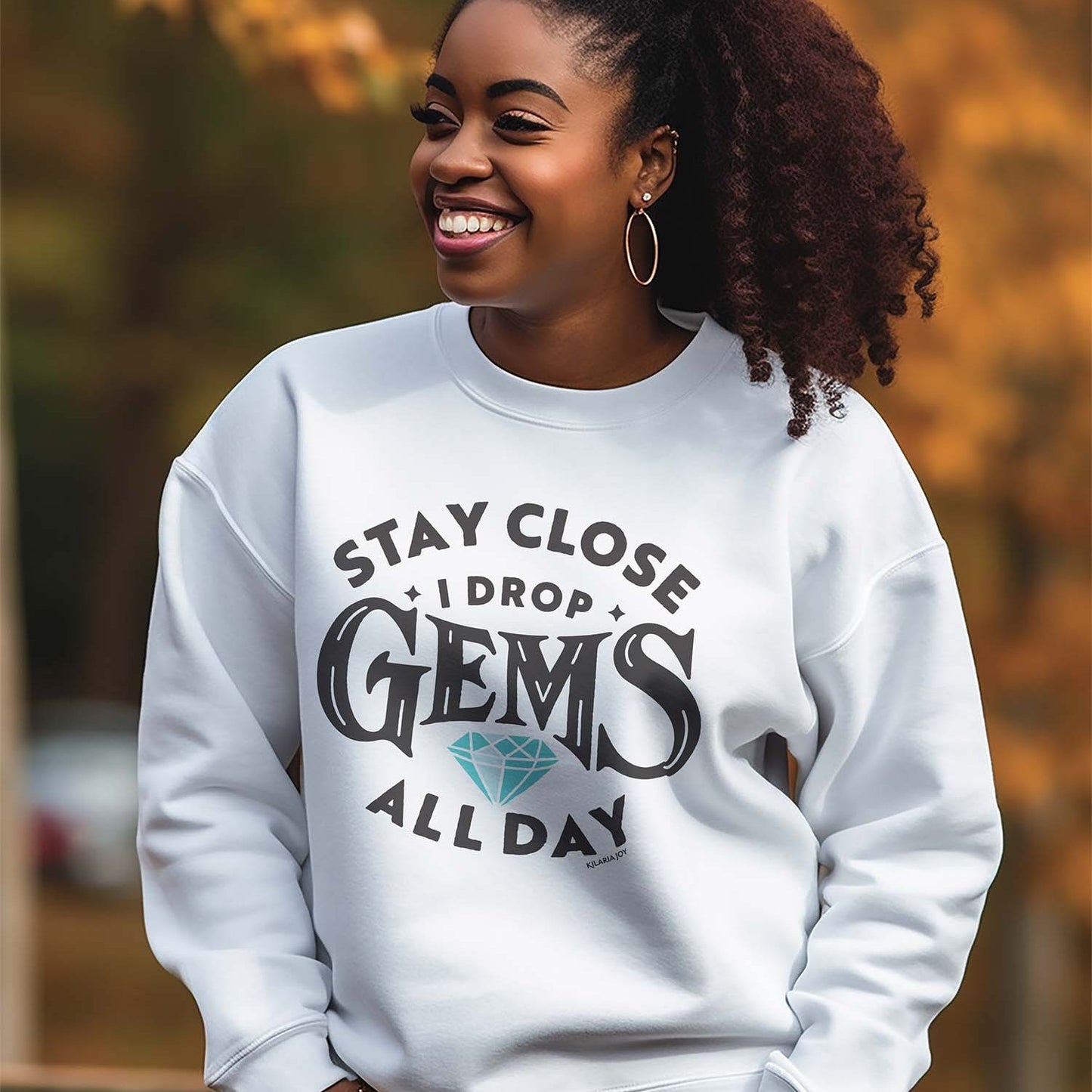 Dropping Gems Women's Classic Fit Sweatshirt