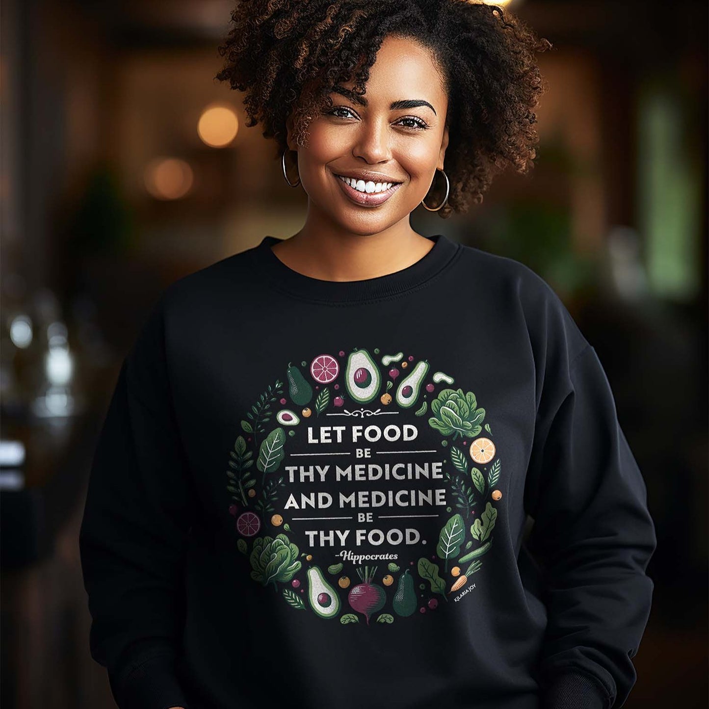 Food Be Thy Medicine Women's Classic Fit Sweatshirt