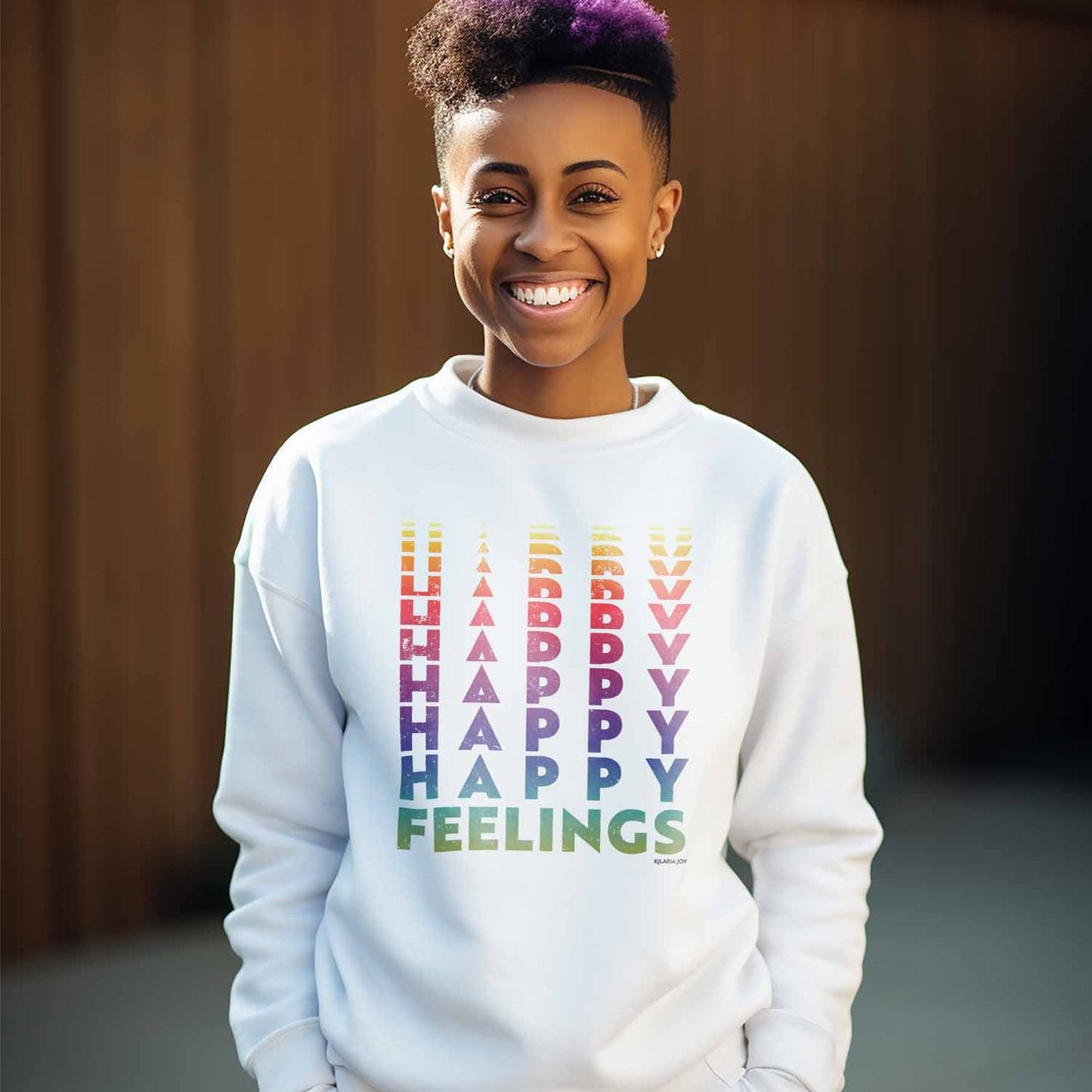 Happy Feelings Women's Classic Fit Sweatshirt