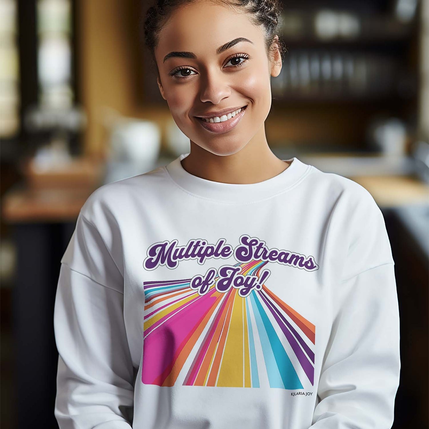 Multiple Streams of Joy Classic Fit Sweatshirt