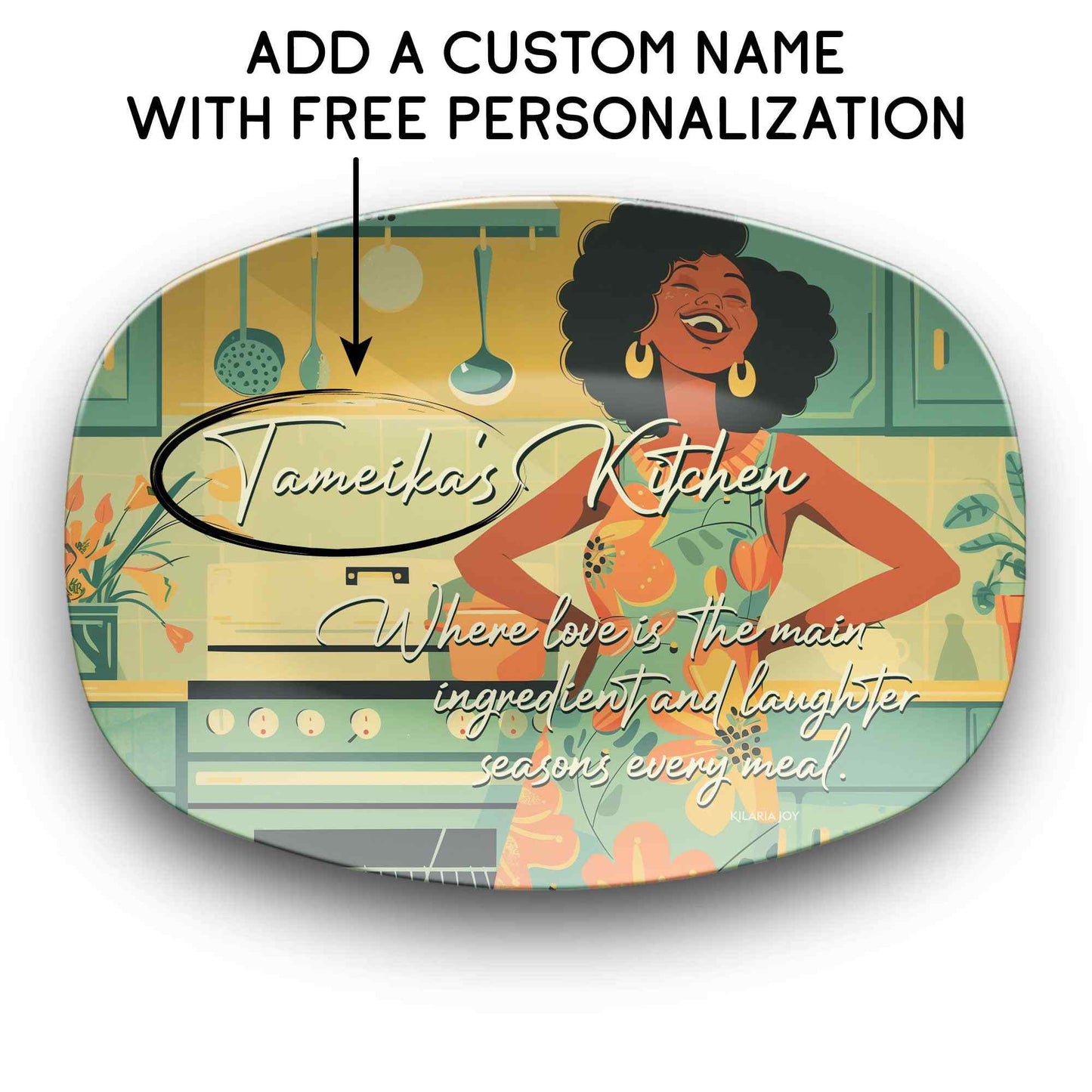 Seasoned With Love Personalized Large Serving Platter