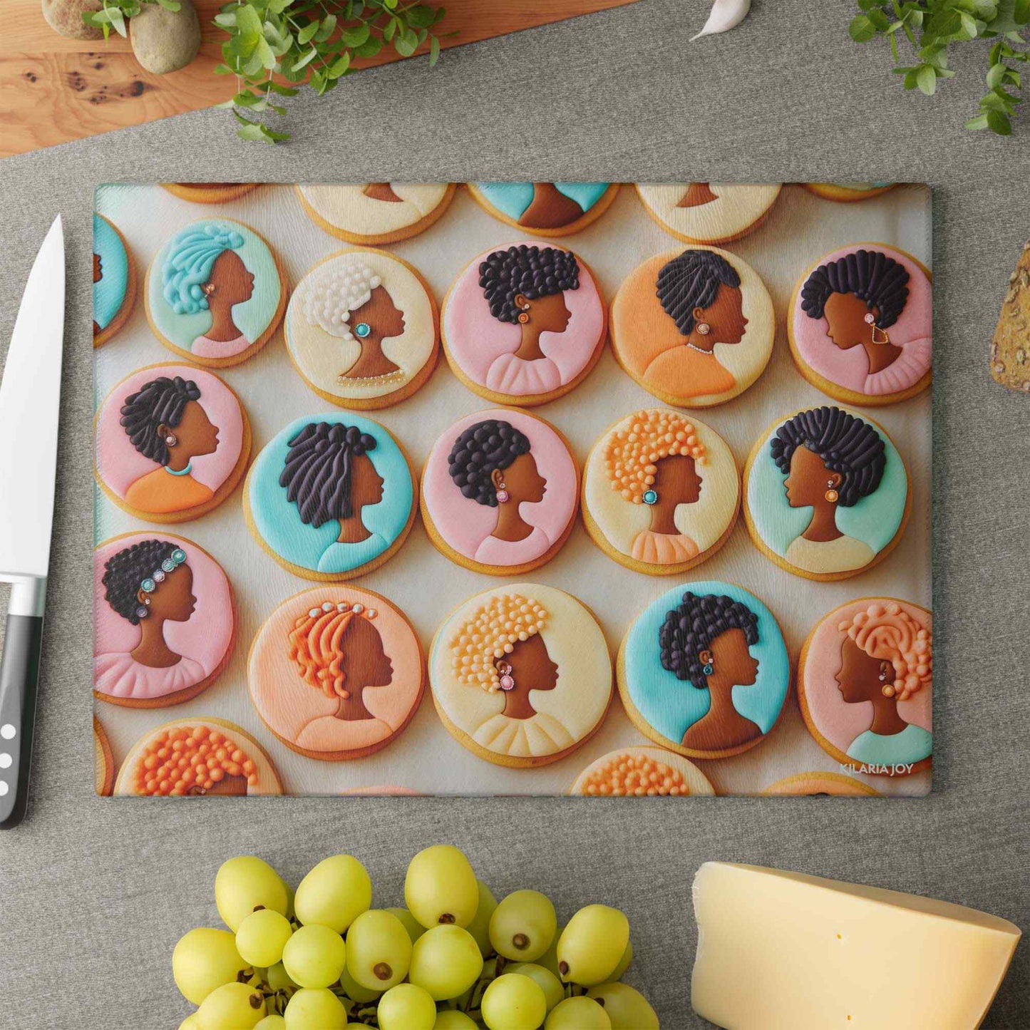 Profiles in Sisterhood Premium Glass Cutting Board