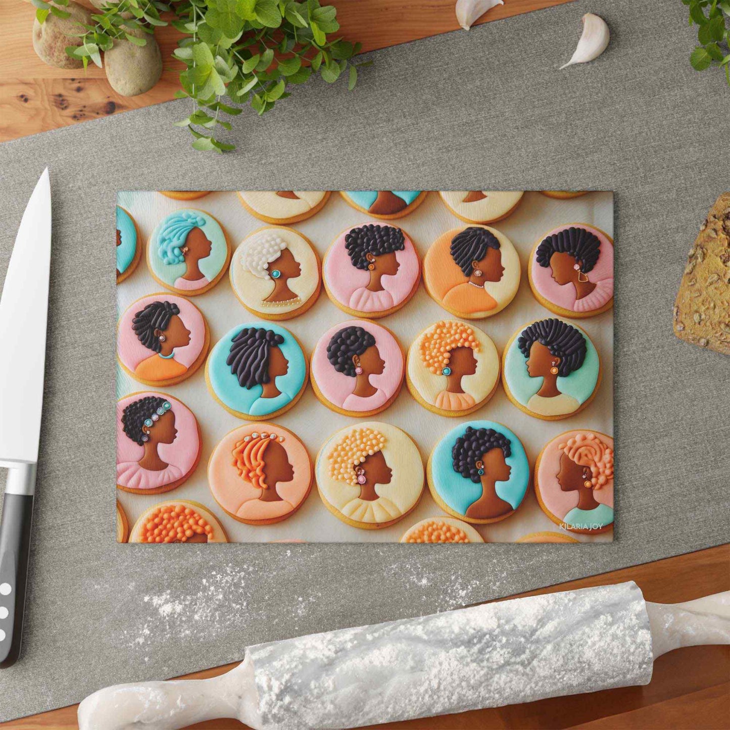 Profiles in Sisterhood Premium Glass Cutting Board