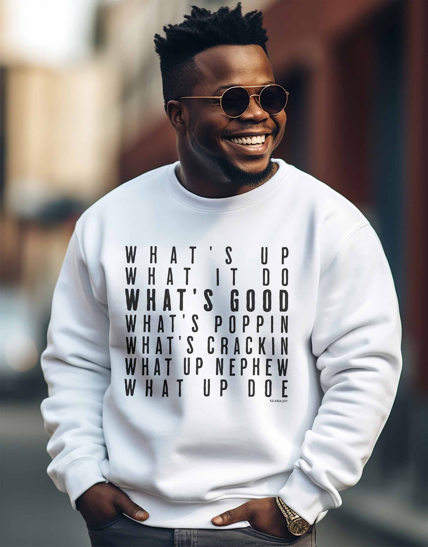 What's Good Men's Classic Fit Sweatshirt