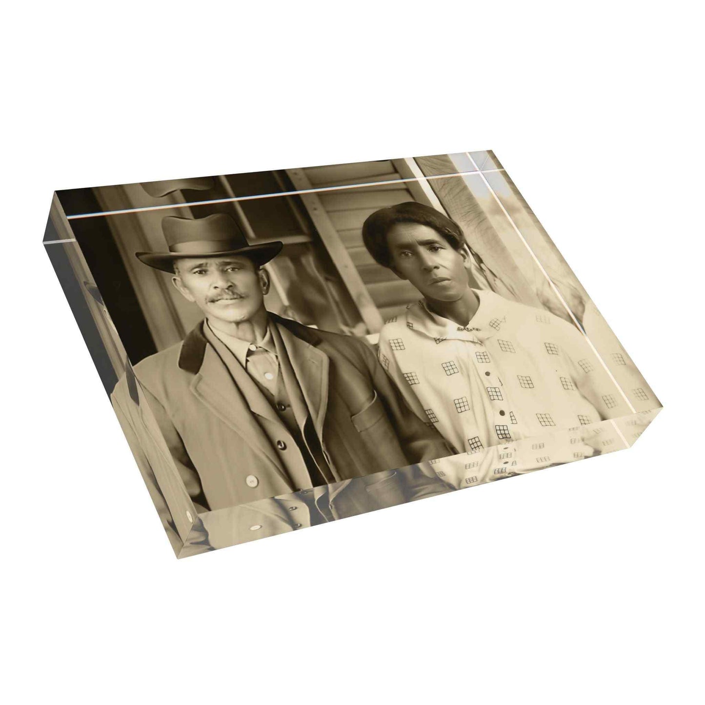 Wilson Vintage Photo Block Display