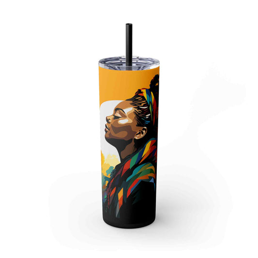 Chroma Tranquility Skinny Tumbler with Straw, 20oz