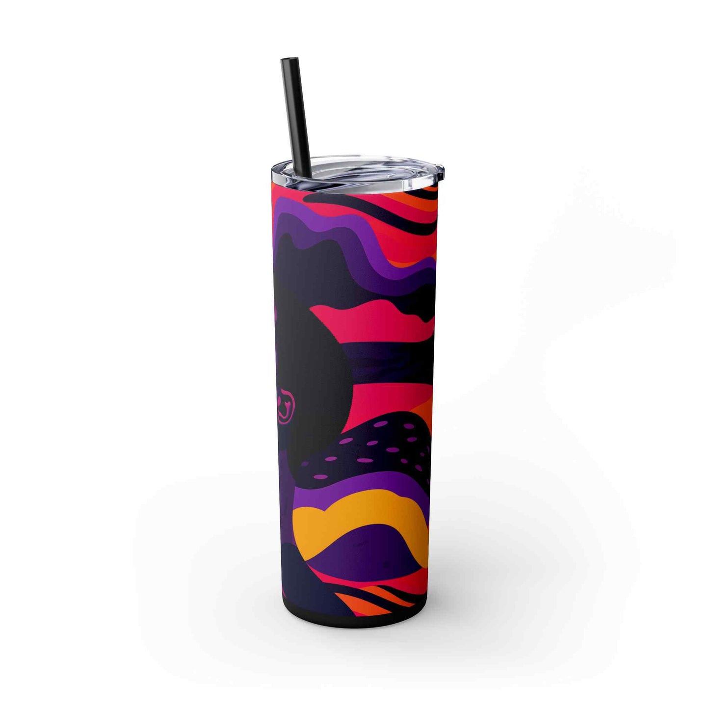 Ambitious Ascent Skinny Tumbler with Straw, 20oz