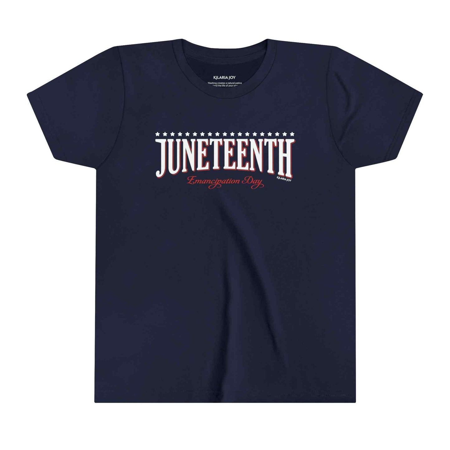 Juneteenth Emancipation Day Youth Short Sleeve Tee