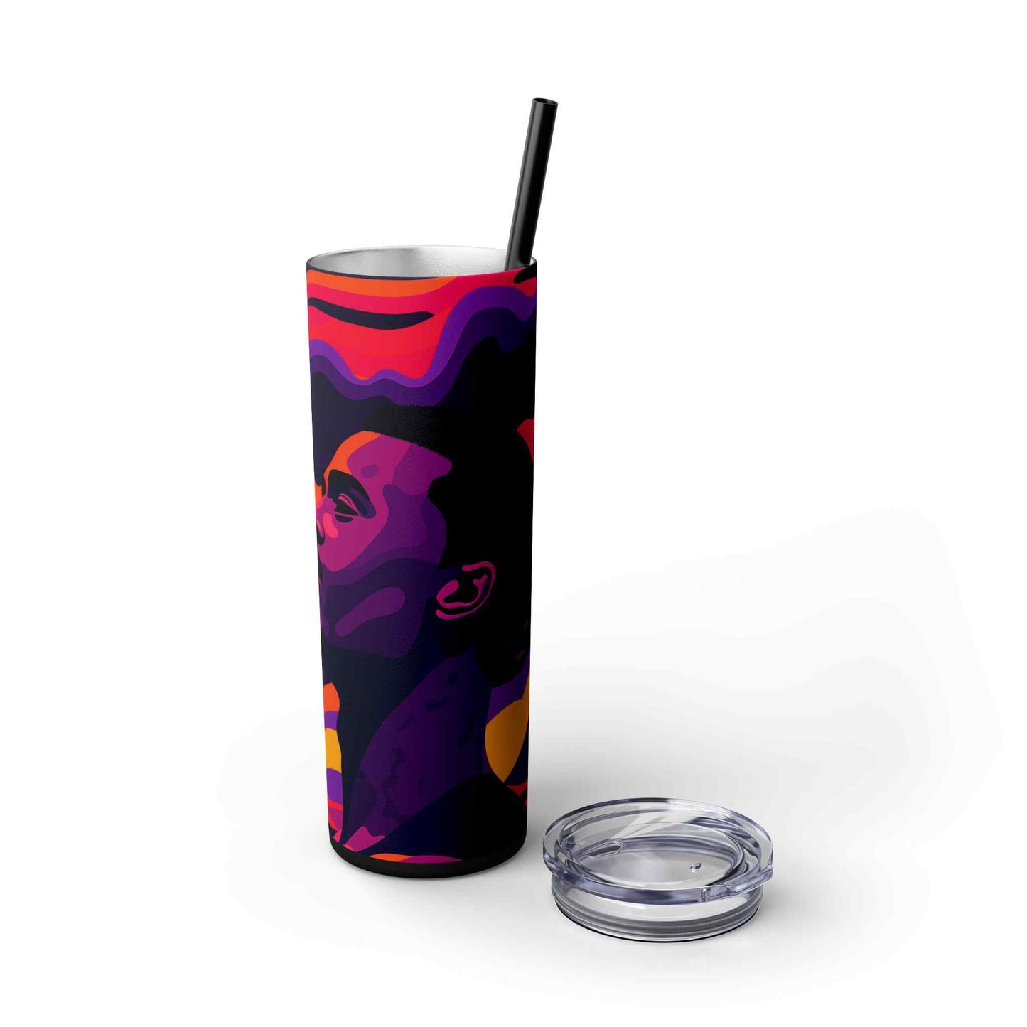 Ambitious Ascent Skinny Tumbler with Straw, 20oz