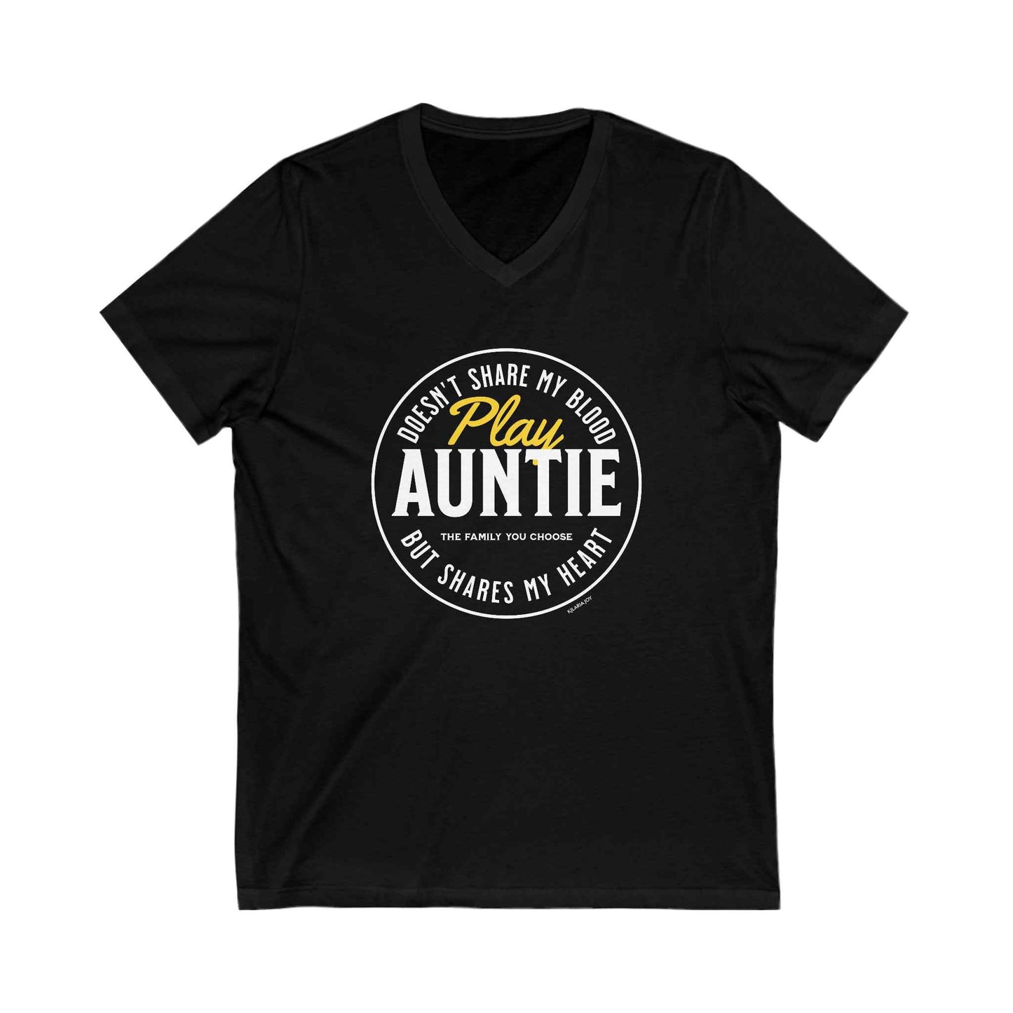 Play Auntie Women's Premium V-neck T-shirt