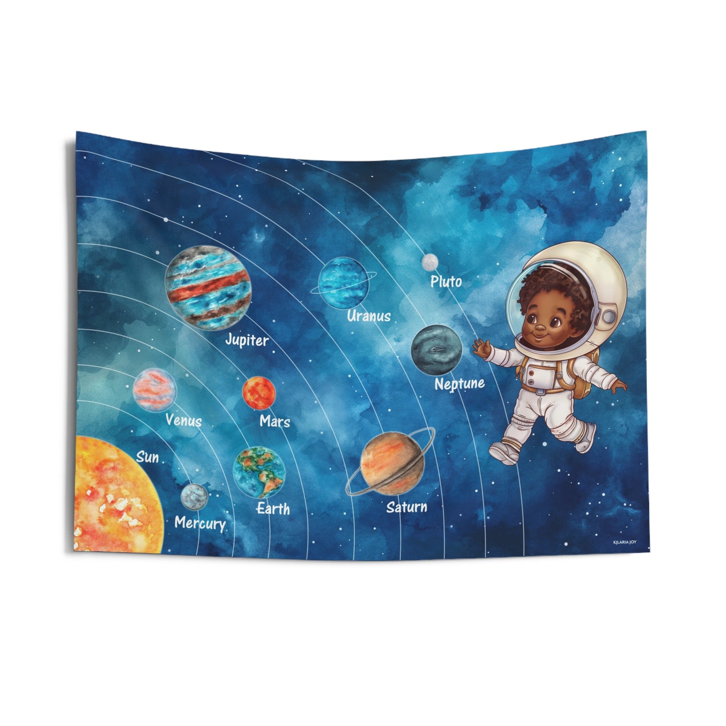 Galactic Explorer Boy's Wall Tapestry