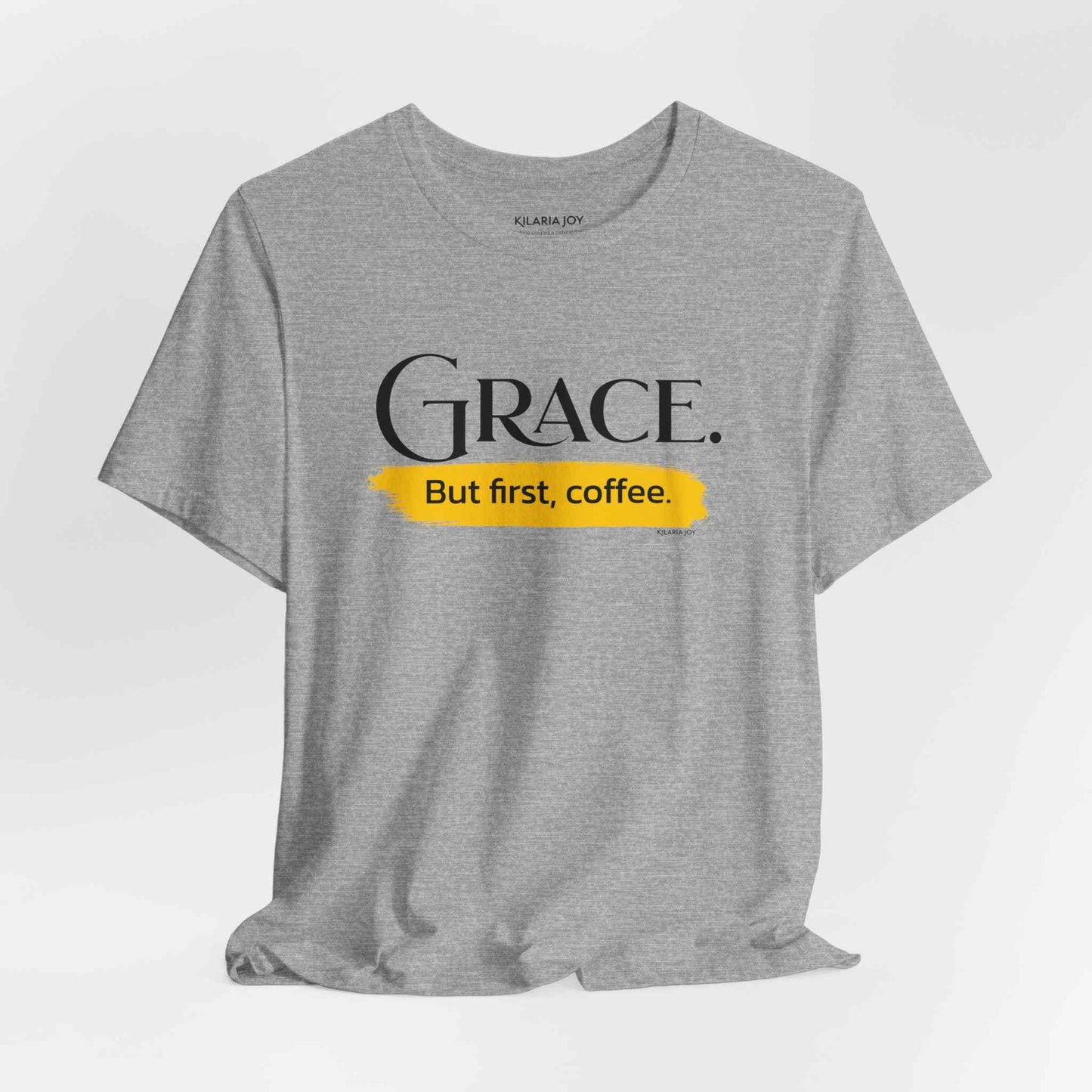 Grace. But First Coffee Men's Classic Modern Fit T-Shirt