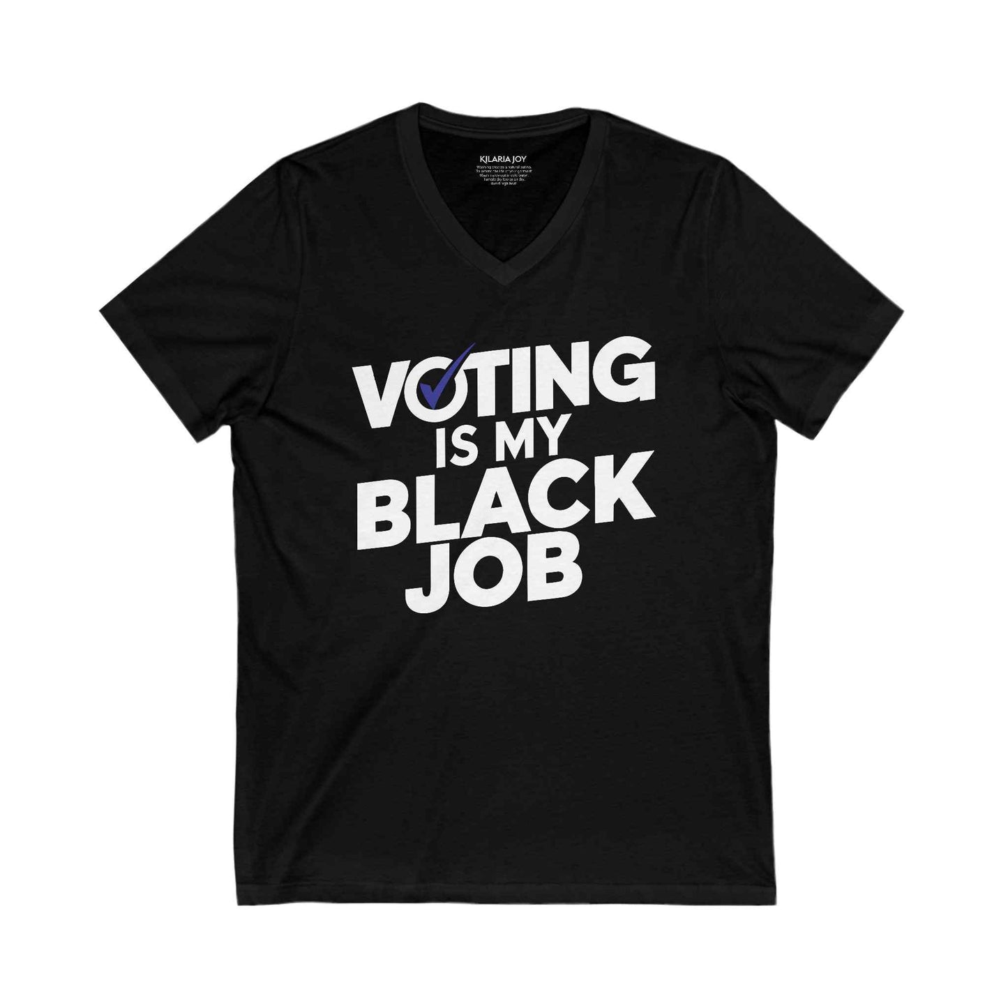 Voting Is My Black Job Women's Premium V-neck T-shirt