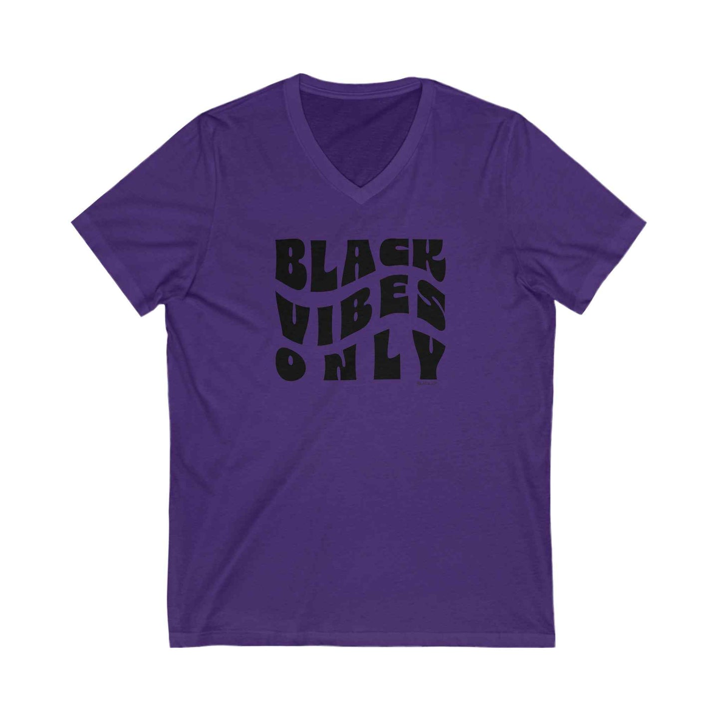 Black Vibes Only Women's Premium V-neck T-shirt