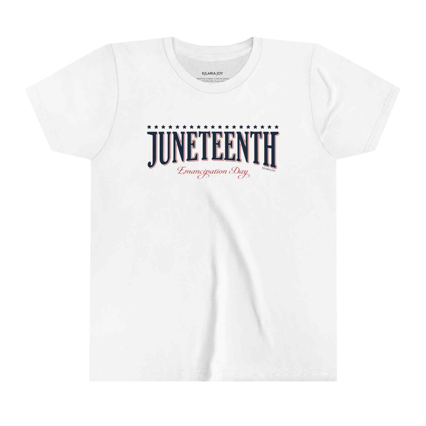 Juneteenth Emancipation Day Youth Short Sleeve Tee