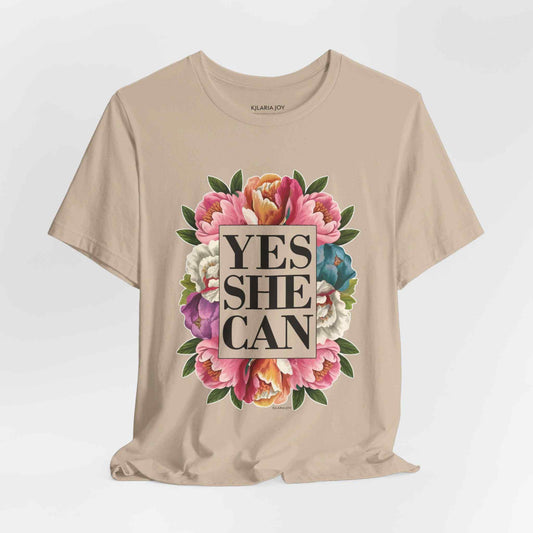 Yes She Can Women's Classic Modern Fit T-Shirt