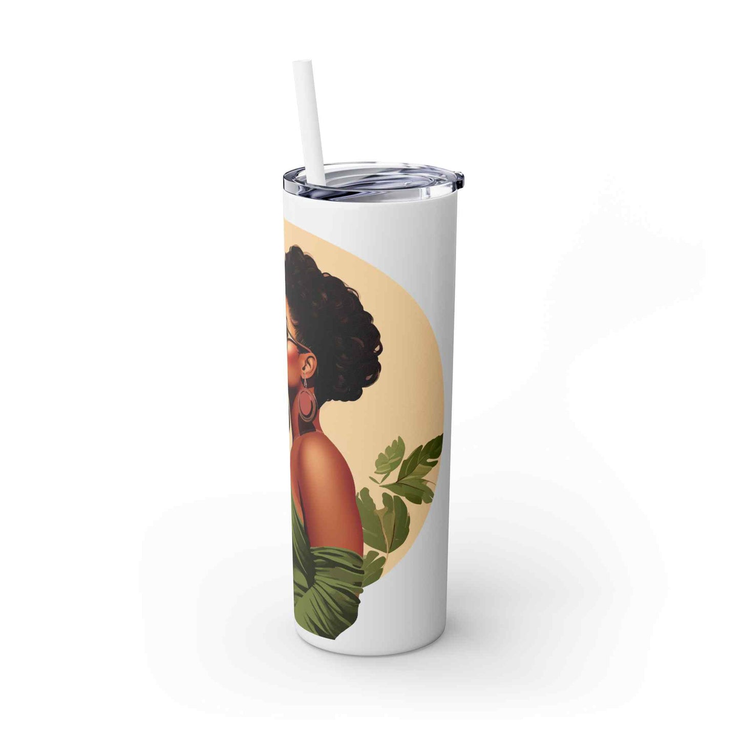 Sage Wisdom Skinny Tumbler with Straw, 20oz