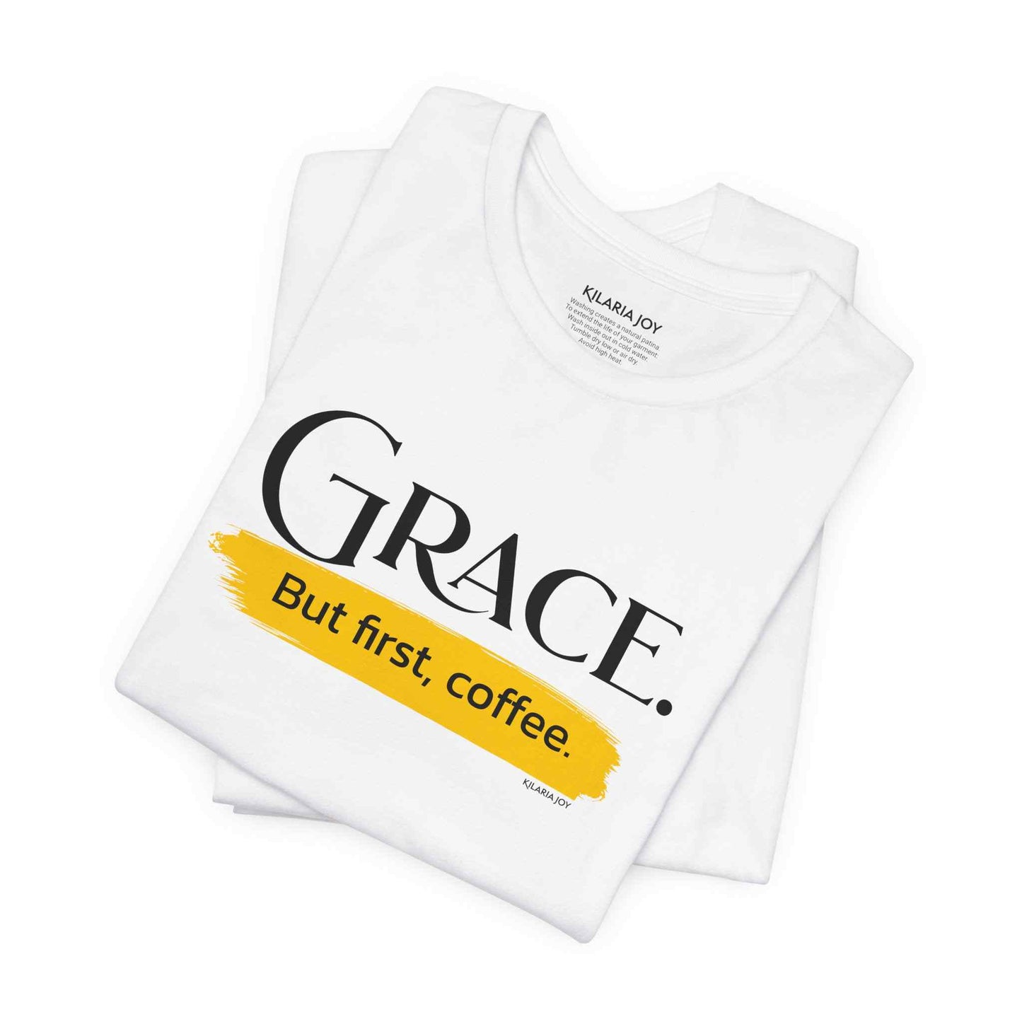 Grace. But First Coffee Women's Classic Modern Fit T-Shirt