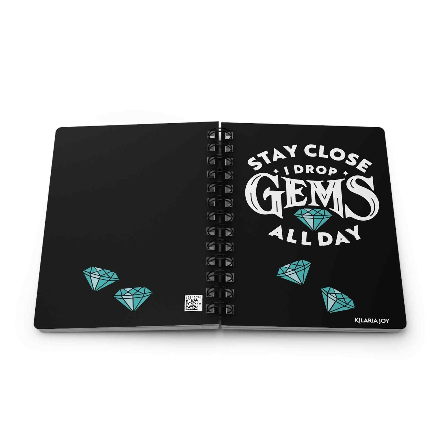 Dropping Gems Spiral Bound Journal