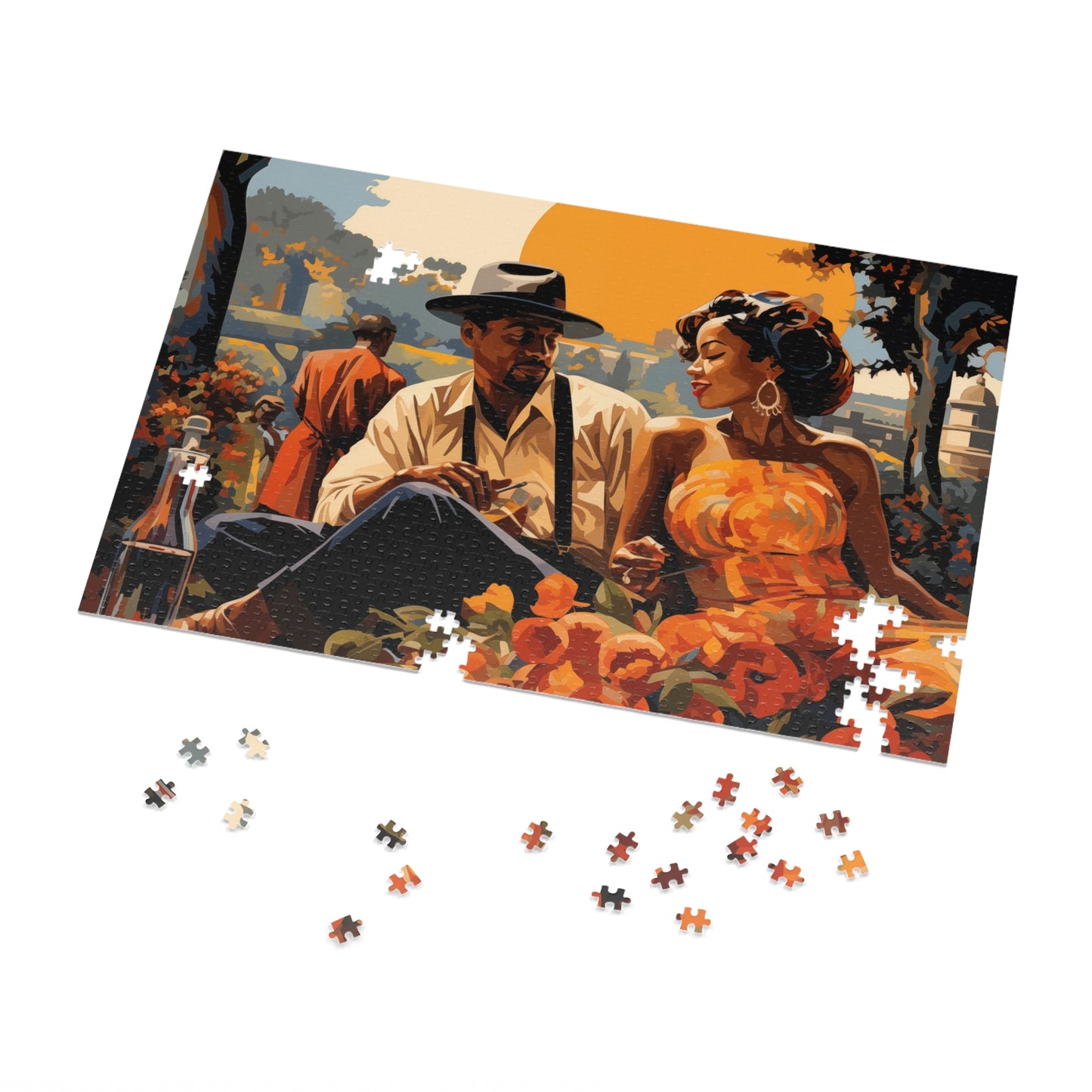 Courting Conversations Jigsaw Puzzle (30, 110, 500,1000-Piece)