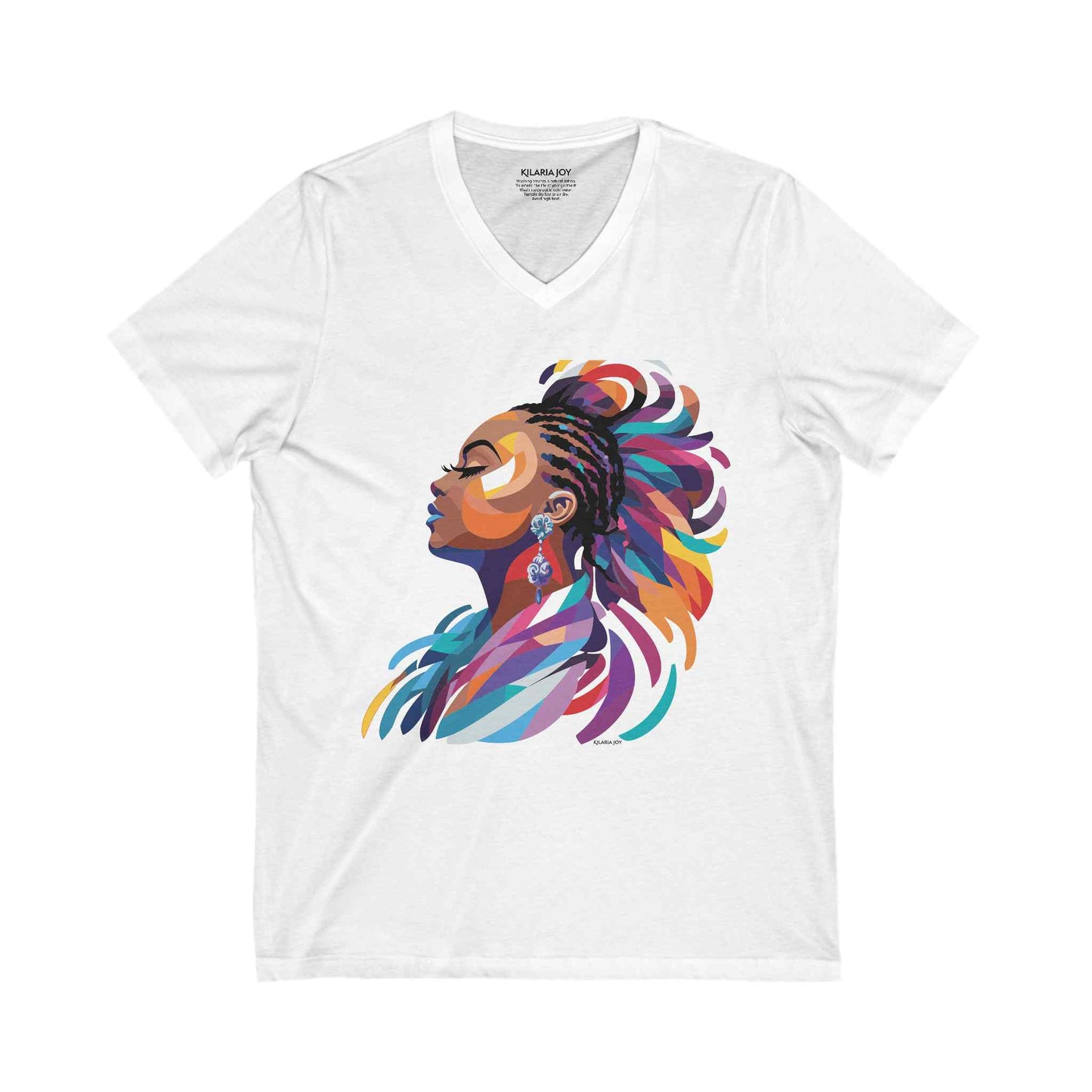 Muse in Multicolor Women's Premium V-neck T-shirt