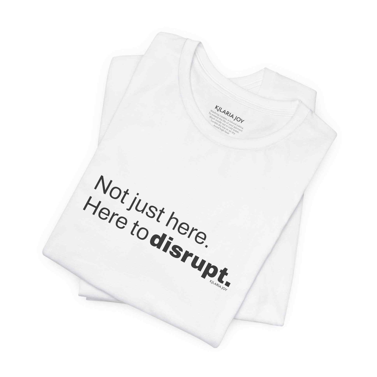 Here to Disrupt Men's Classic Modern Fit T-Shirt