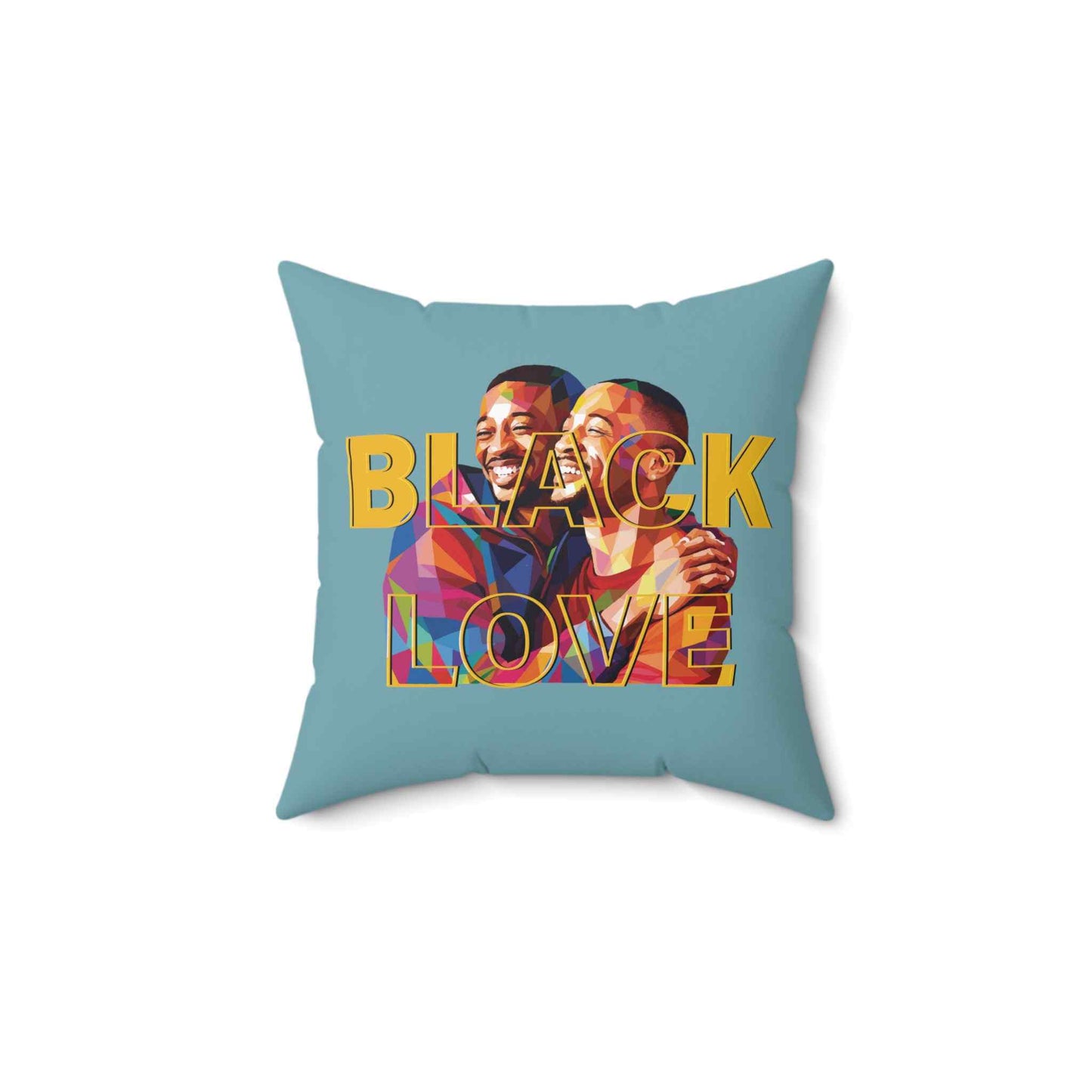 Golden Unity - All Shades of Love - Square Pillow & Cover