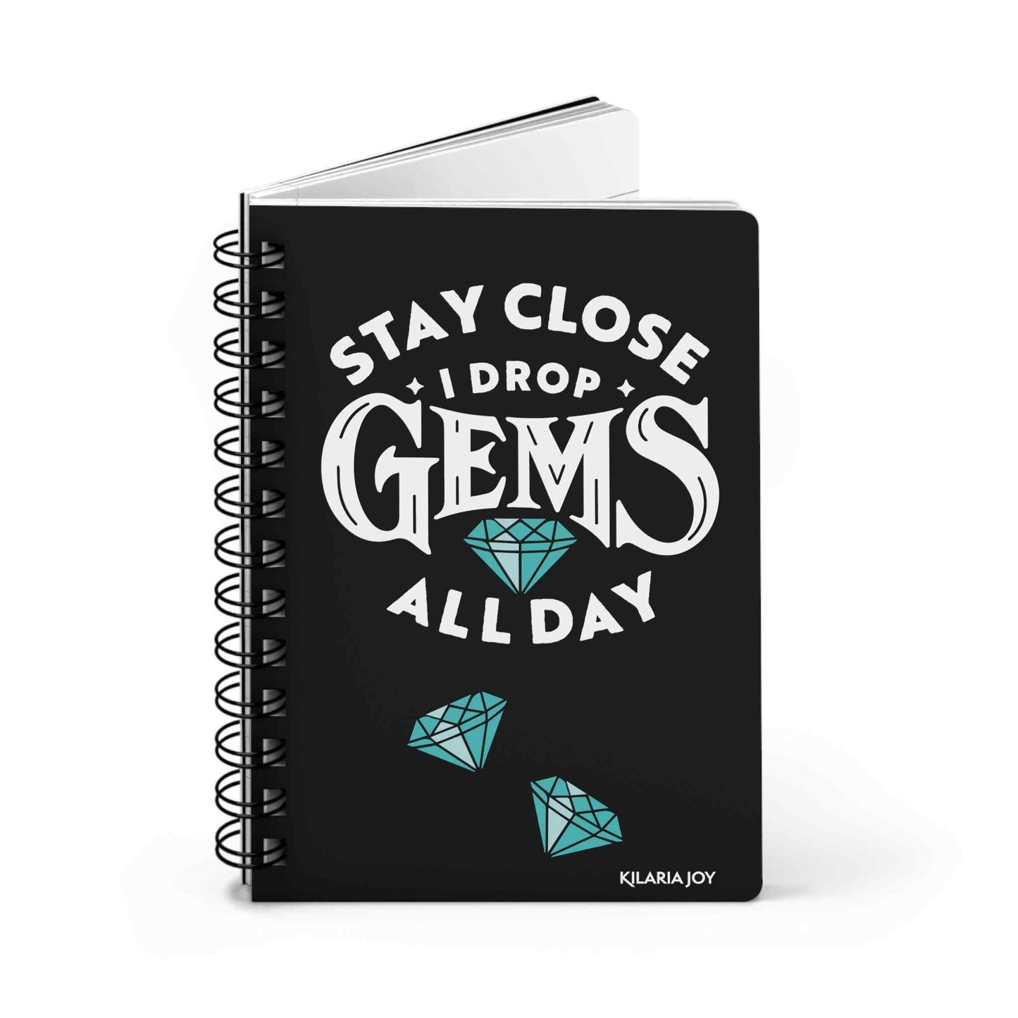 Dropping Gems Spiral Bound Journal