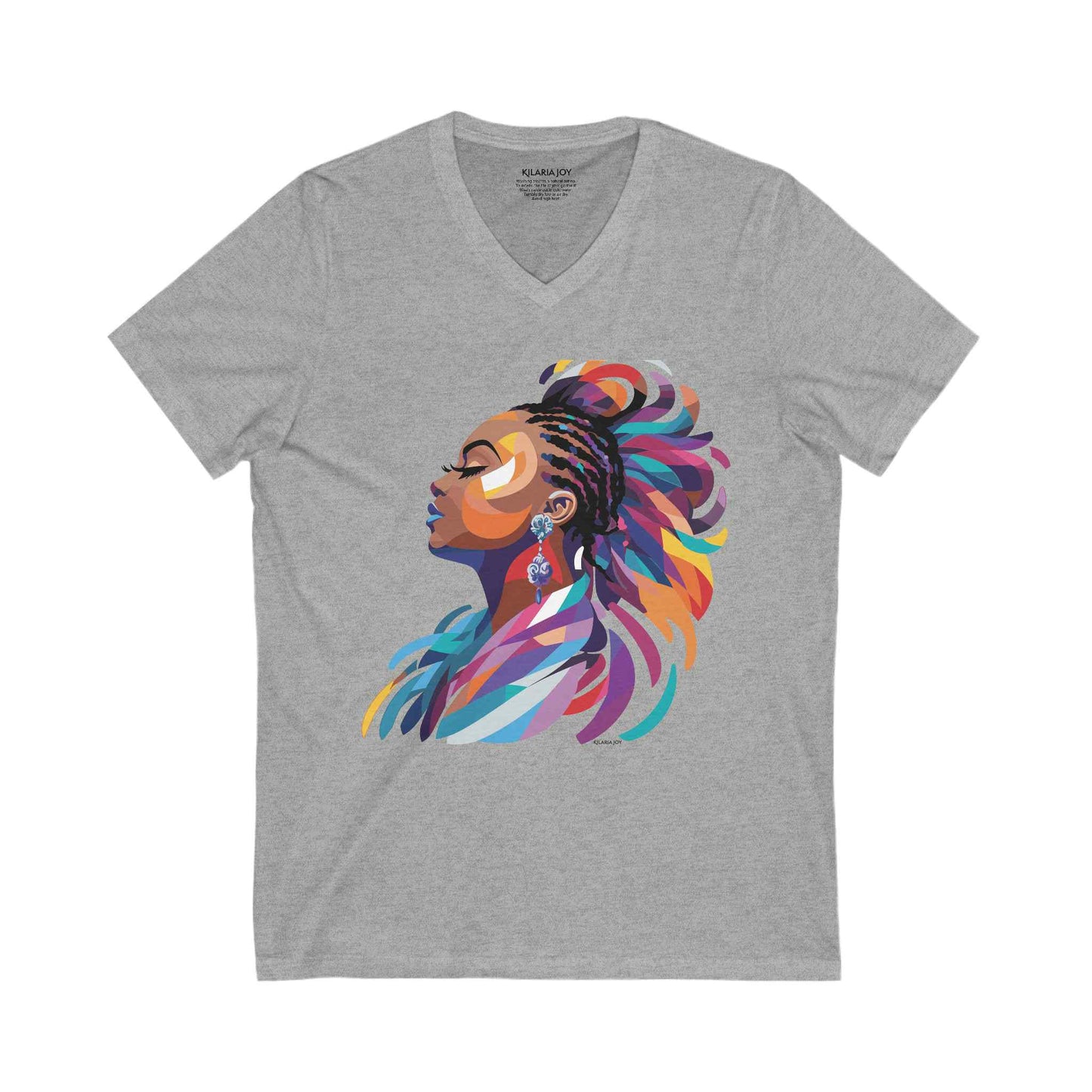 Muse in Multicolor Women's Premium V-neck T-shirt