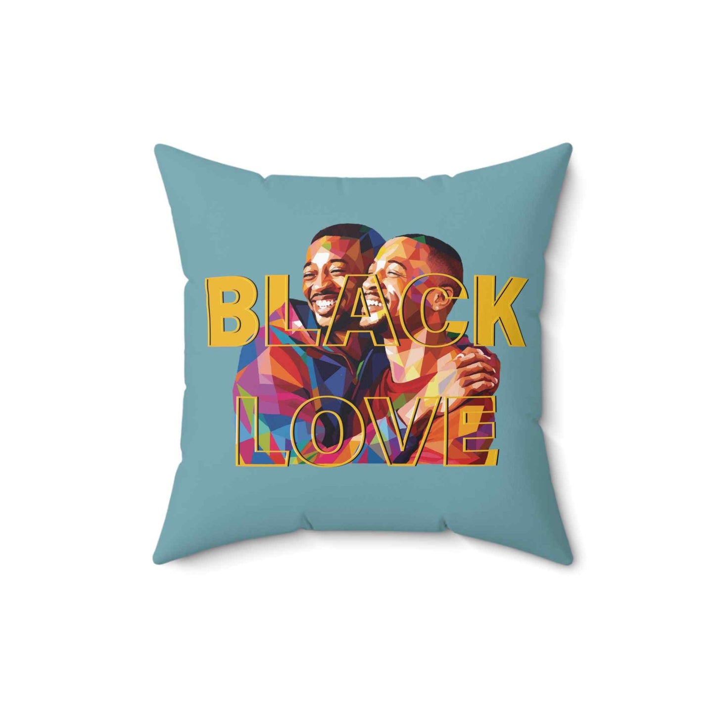 Golden Unity - All Shades of Love - Square Pillow & Cover