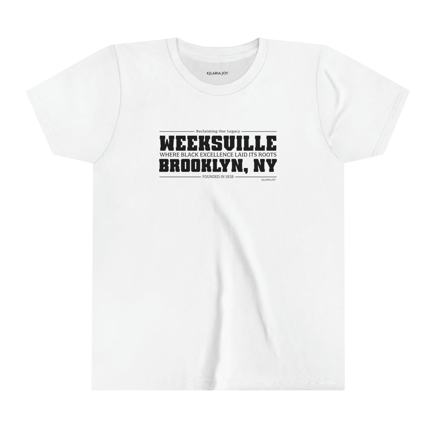 Weeksville Youth Short Sleeve Tee