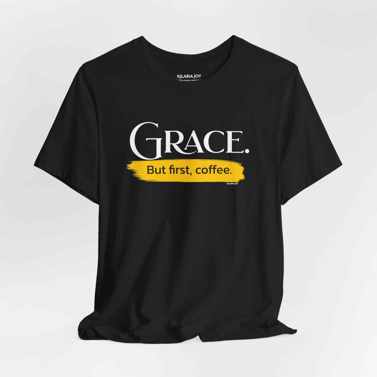 Grace. But First Coffee Men's Classic Modern Fit T-Shirt