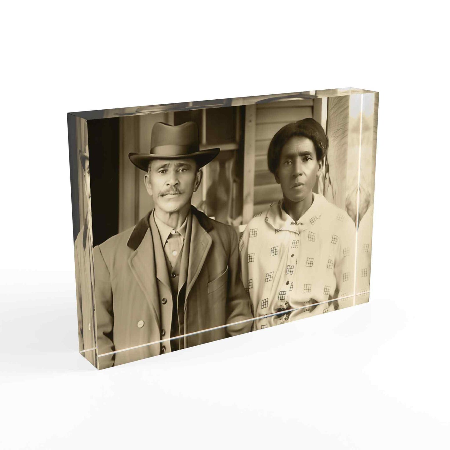 Wilson Vintage Photo Block Display