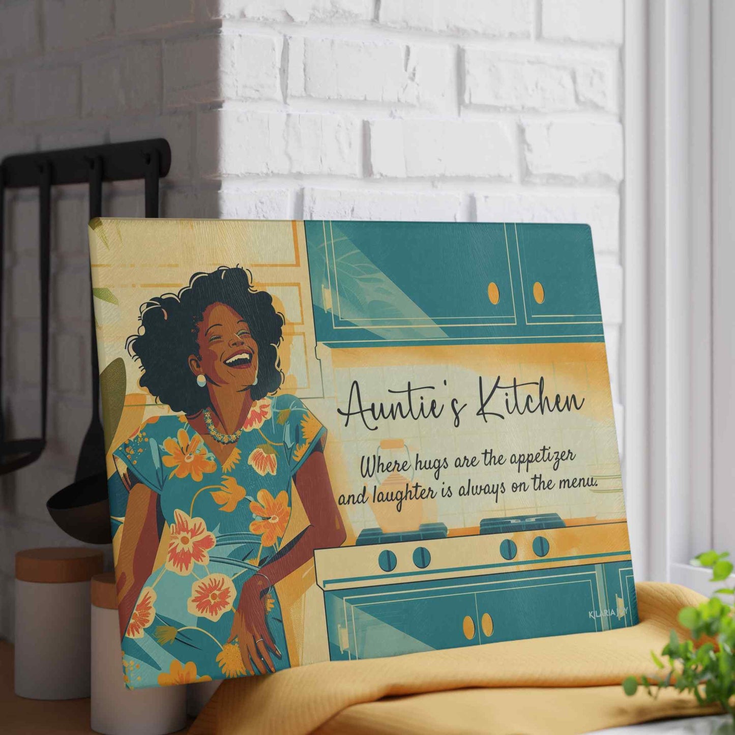 Auntie's Kitchen Premium Glass Cutting Board