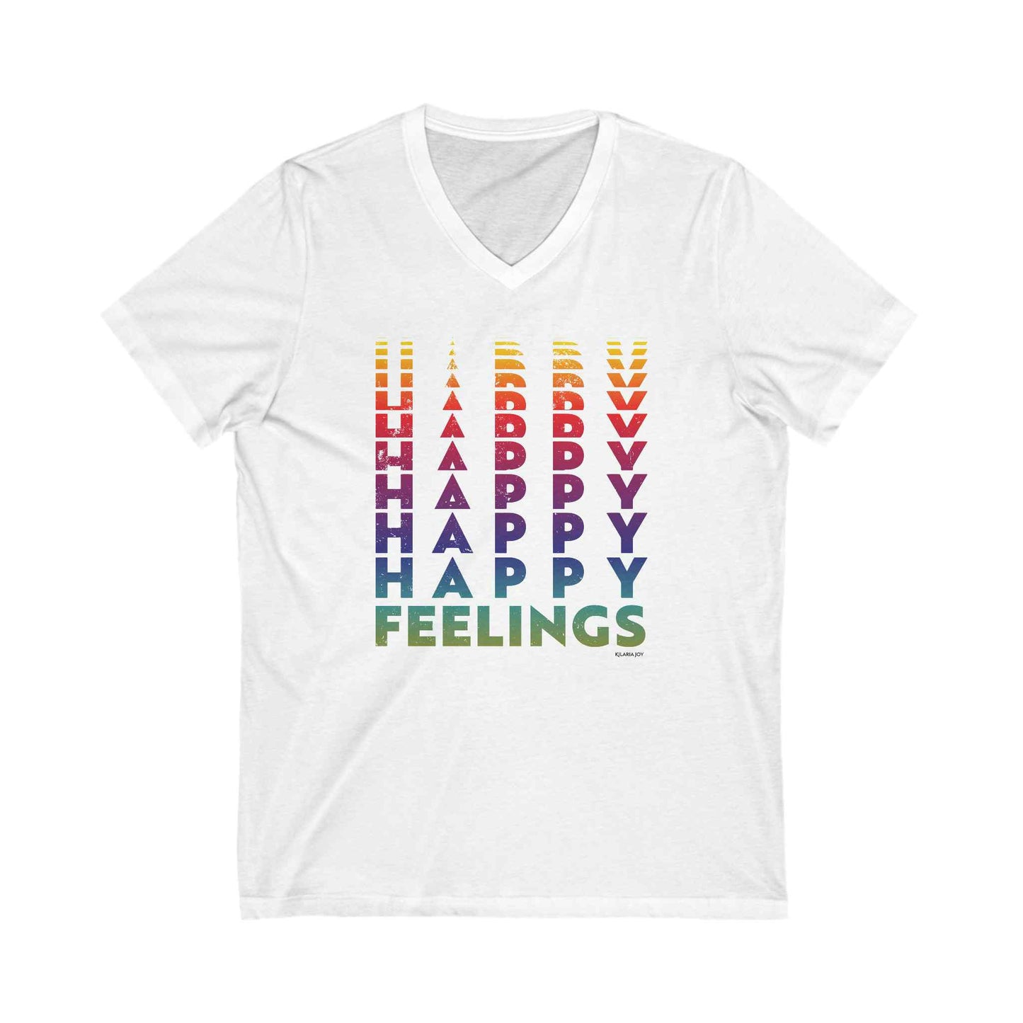 Happy Feelings Women's Premium V-neck T-shirt