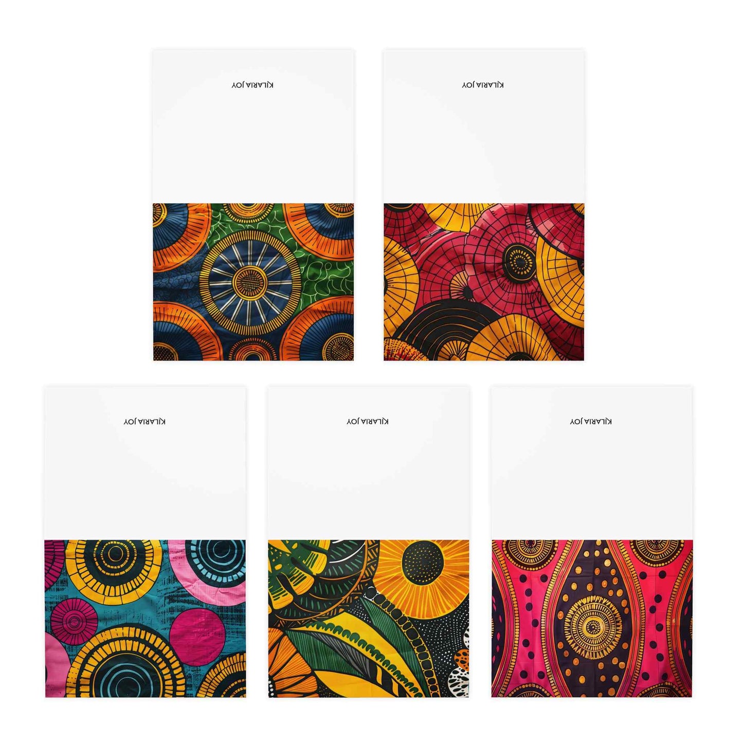 Dynamic Diaspora Multi-Design Blank Note Cards (5-Pack)