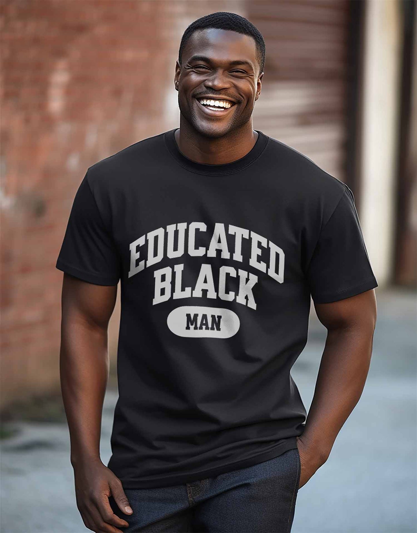 Educated Black Man Classic Modern Fit T-Shirt