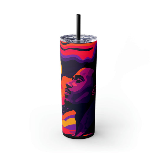 Ambitious Ascent Skinny Tumbler with Straw, 20oz